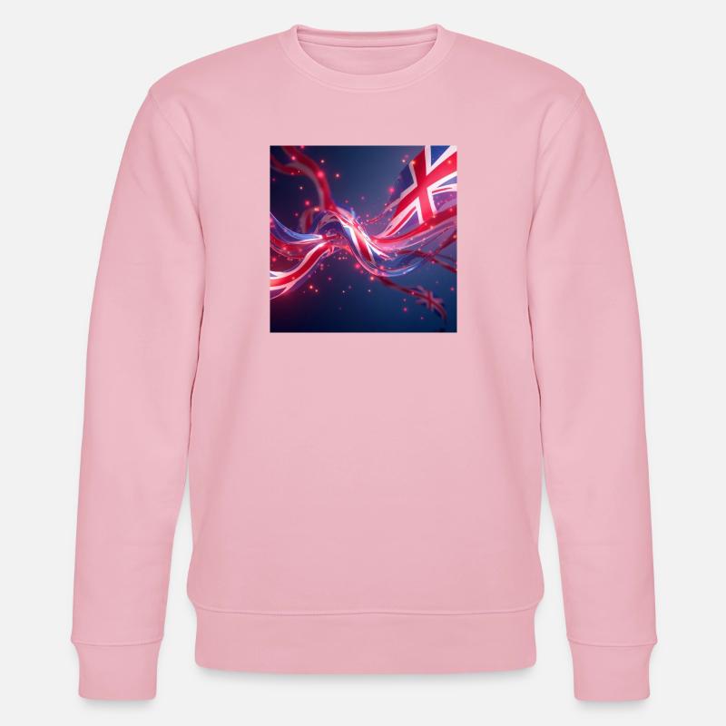 drapeaux_GB2 - Stanley/Stella Unisex Bio-Sweatshirt CHANGER  - Hellrosa