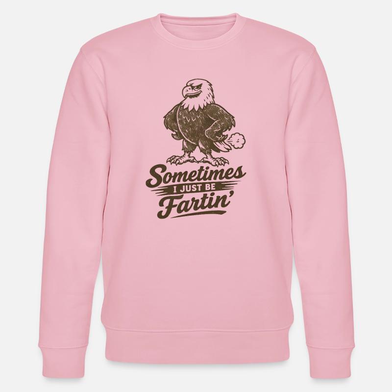 Parfois, je pète simplement. - Sweat bio CHANGER Stanley/Stella Unisexe - rose pâle