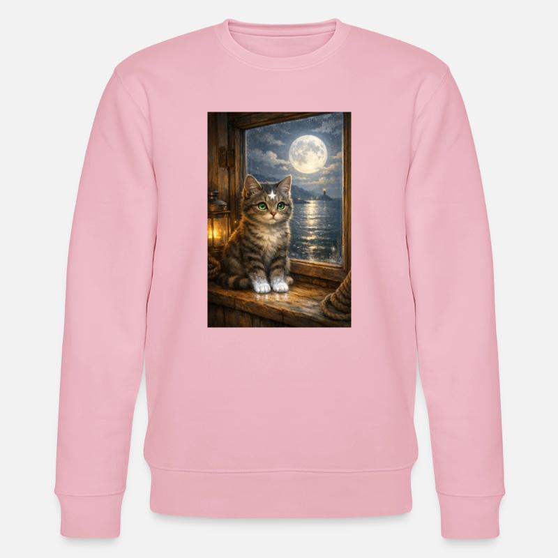 Mondscheinpfoten_ - Stanley/Stella Unisex Bio-Sweatshirt CHANGER - Hellrosa