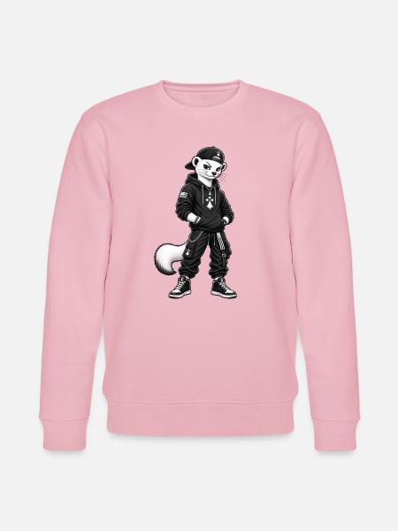 Cool Ermine - Stanley/Stella Unisex Bio-Sweatshirt CHANGER - Hellrosa