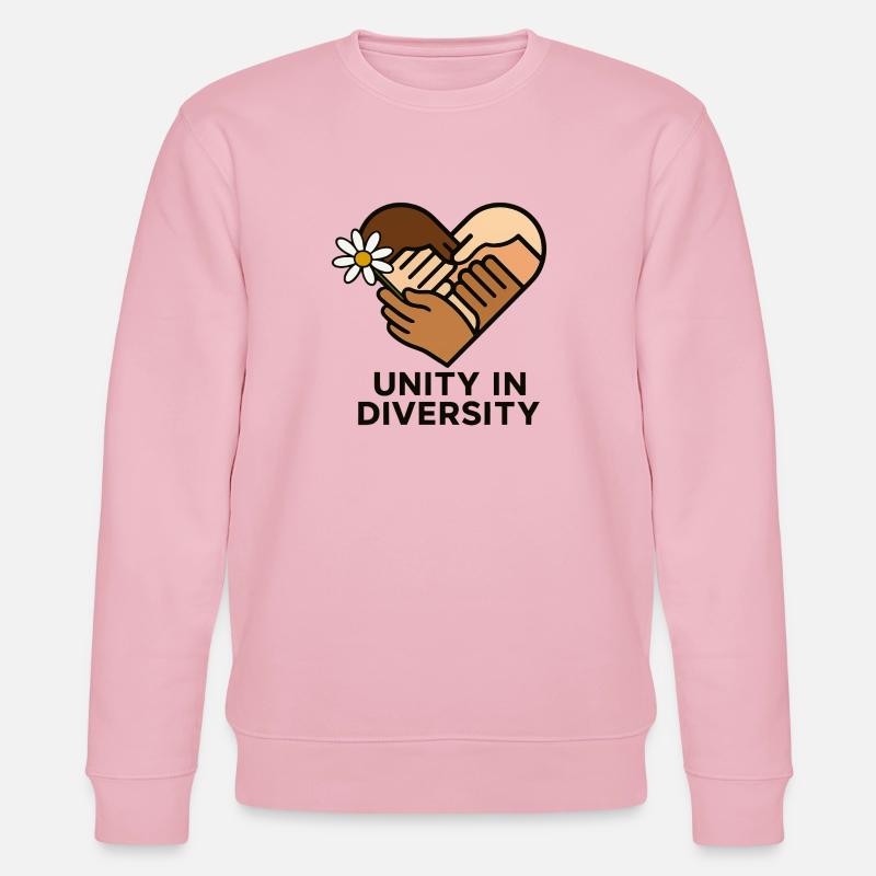 Unity in Diversity - Stanley/Stella Unisex Bio-Sweatshirt CHANGER  - Hellrosa
