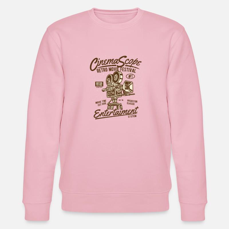 Cinema Scope - Stanley/Stella Unisex Bio-Sweatshirt CHANGER  - Hellrosa