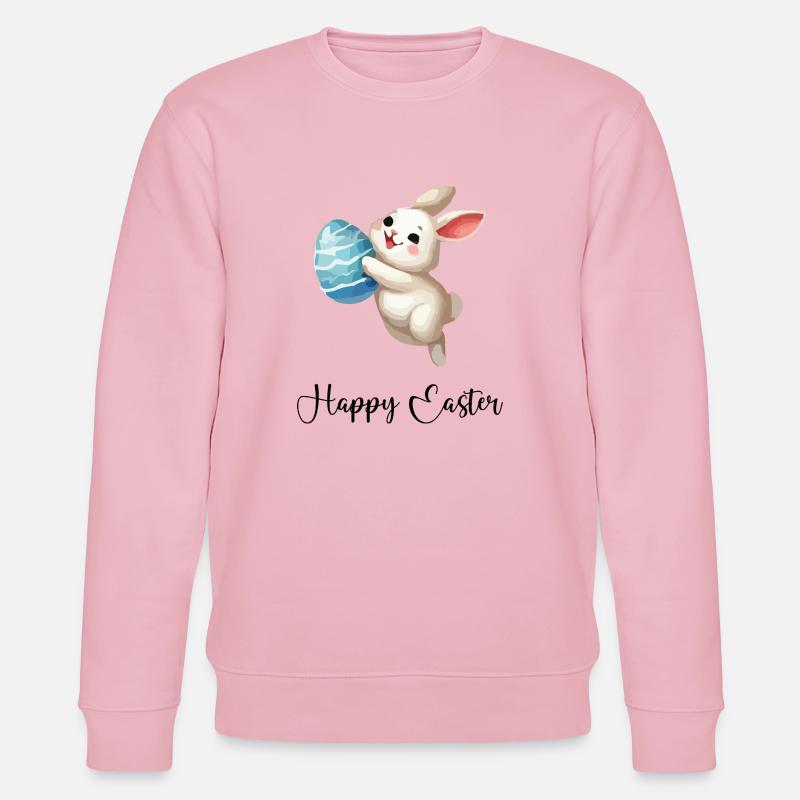 bunny rabbit easter bunny - Stanley/Stella CHANGER Unisex Organic Sweatshirt - cotton pink