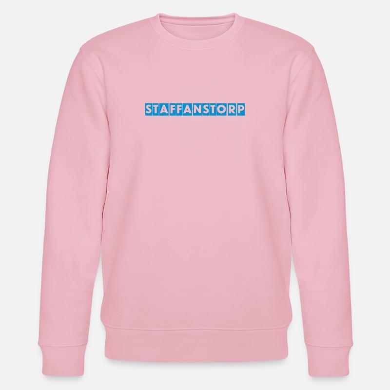Staffanstorp – Conception de texte bleu - Sweat bio CHANGER Stanley/Stella Unisexe - rose pâle