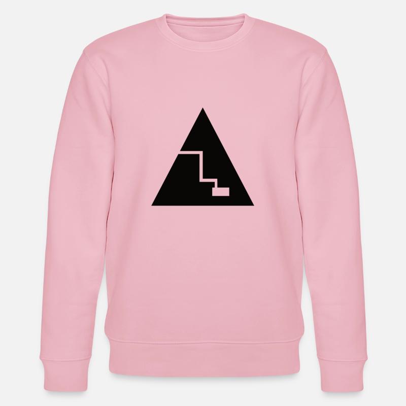 Pyramide - T-Shirt Design - Stanley/Stella Unisex Bio-Sweatshirt CHANGER  - Hellrosa