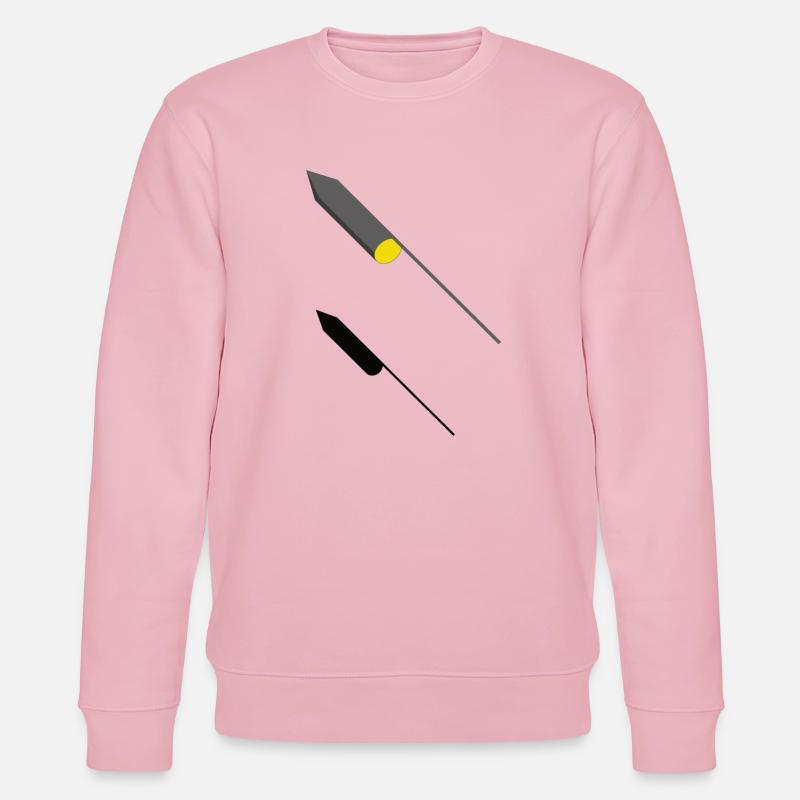 Fusée 3D - Conception - Sweat bio CHANGER Stanley/Stella Unisexe - rose pâle