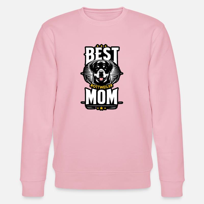 Beste Mama, Rottweilers beste Mama - Stanley/Stella Unisex Bio-Sweatshirt CHANGER  - Hellrosa