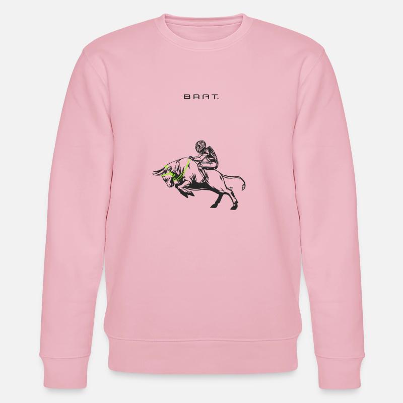 ride_taurus - Stanley/Stella Unisex Bio-Sweatshirt CHANGER  - Hellrosa