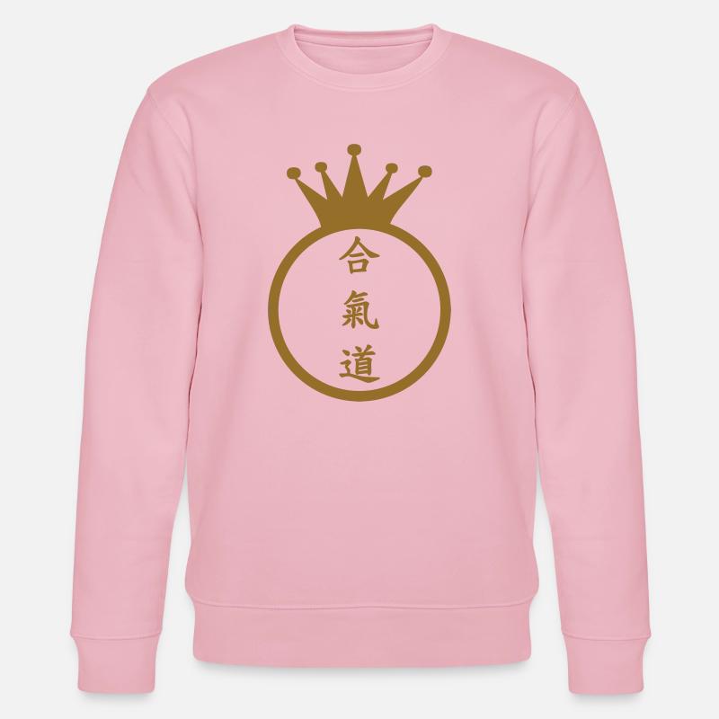 Aikido – Kampfsport – Aikido - Stanley/Stella Unisex Bio-Sweatshirt CHANGER  - Hellrosa