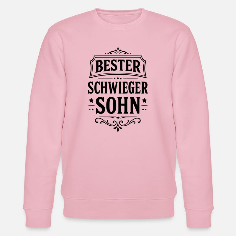 Bester Schwiegersohn - Stanley/Stella Unisex Bio-Sweatshirt CHANGER  - Hellrosa