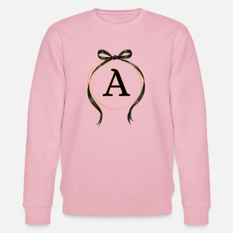 A - Boucle circulaire Or noir - Sweat bio CHANGER Stanley/Stella Unisexe - rose pâle