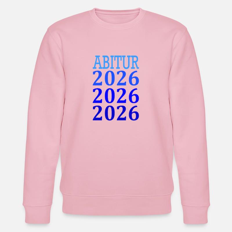 Abitur 2026 Spruch - Stanley/Stella Unisex Bio-Sweatshirt CHANGER  - Hellrosa