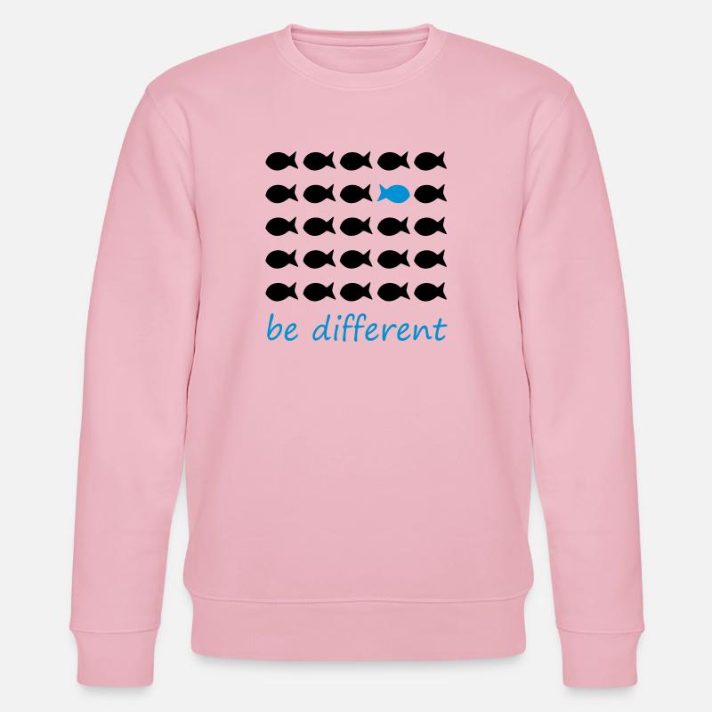 be different - Stanley/Stella Unisex Bio-Sweatshirt CHANGER  - Hellrosa