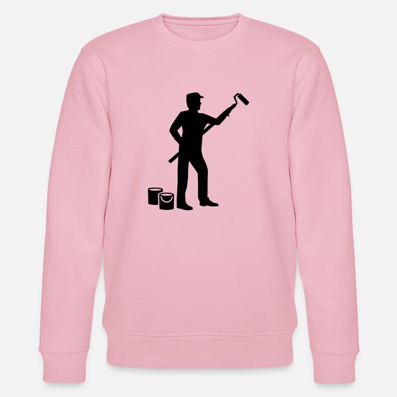 Maler - Stanley/Stella Unisex Bio-Sweatshirt CHANGER  - Hellrosa
