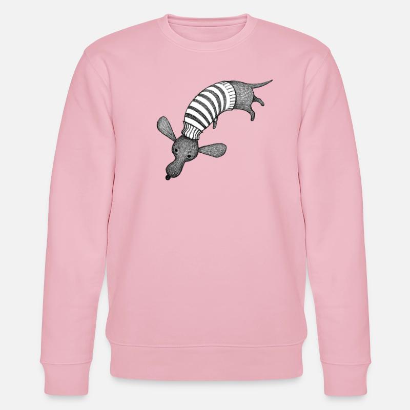 Dackel - Stanley/Stella Unisex Bio-Sweatshirt CHANGER  - Hellrosa