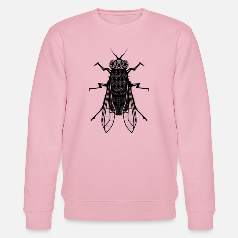 Eine Stubenfliege - Stanley/Stella Unisex Bio-Sweatshirt CHANGER  - Hellrosa