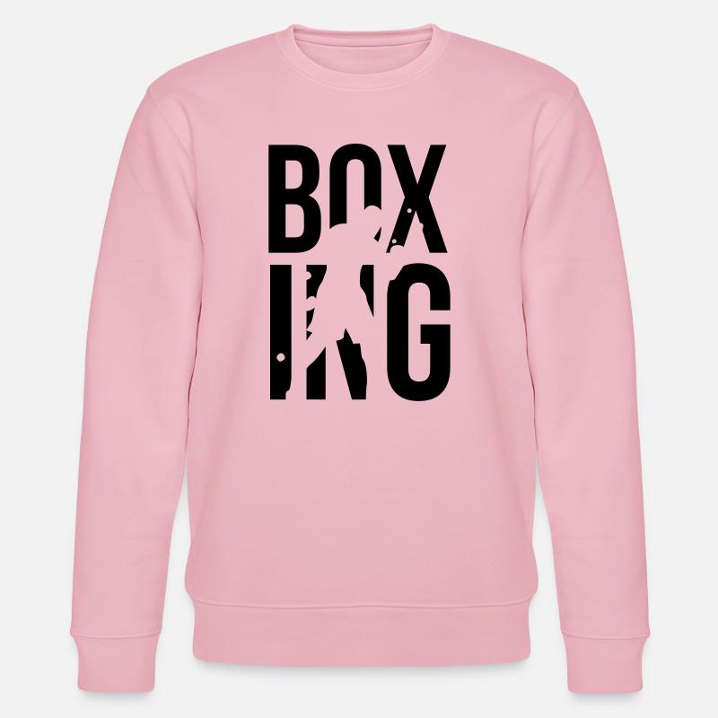 boxe - Sweat bio CHANGER Stanley/Stella Unisexe - rose pâle