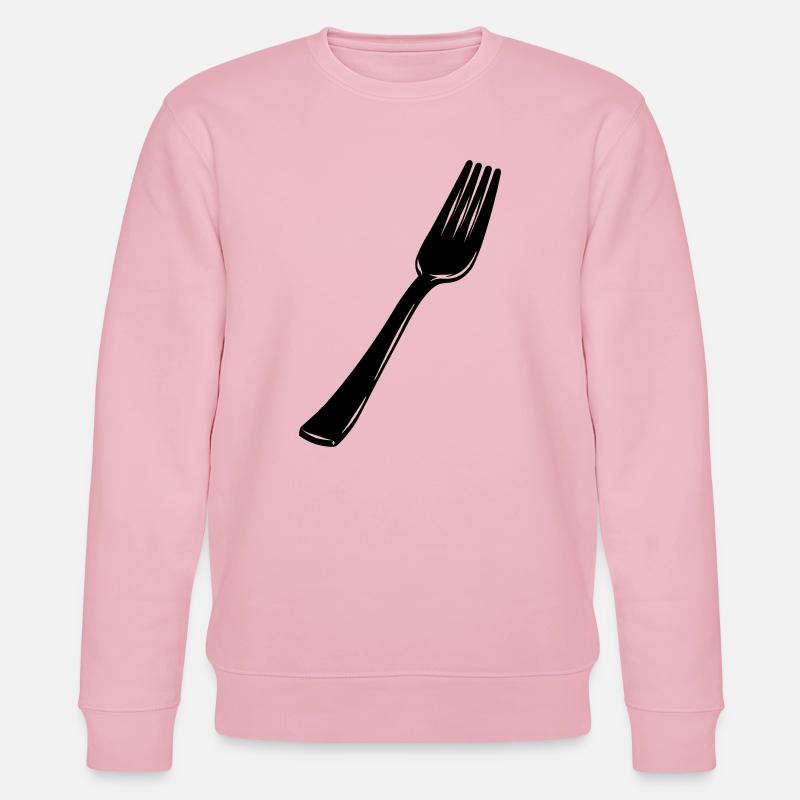 Couverts à la fourchette - Sweat bio CHANGER Stanley/Stella Unisexe - rose pâle