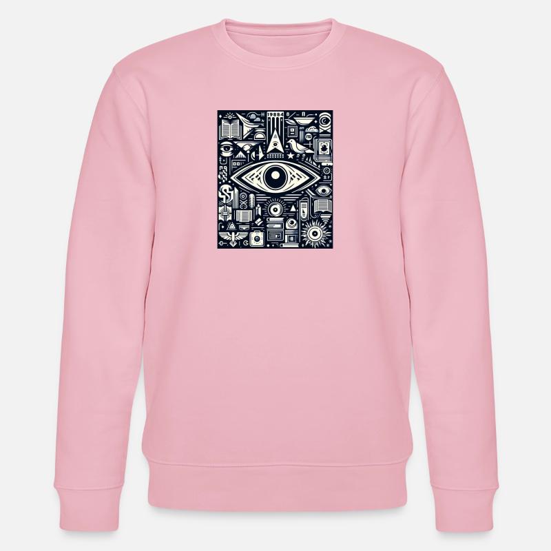 EyeTech - Stanley/Stella Unisex Bio-Sweatshirt CHANGER  - Hellrosa