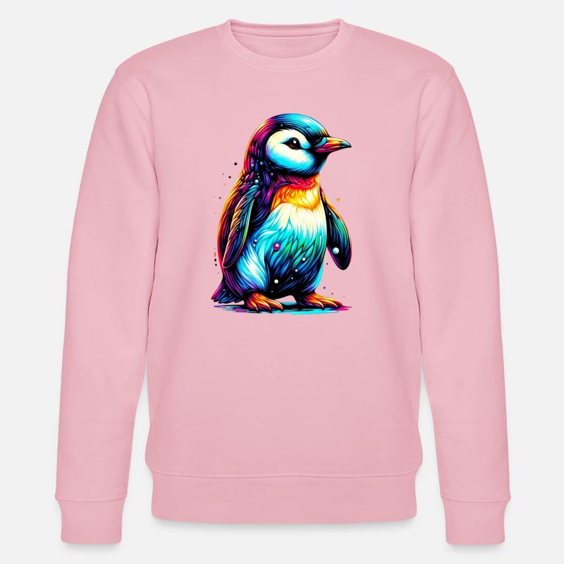 Penguin - Stanley/Stella CHANGER Unisex Organic Sweatshirt - cotton pink