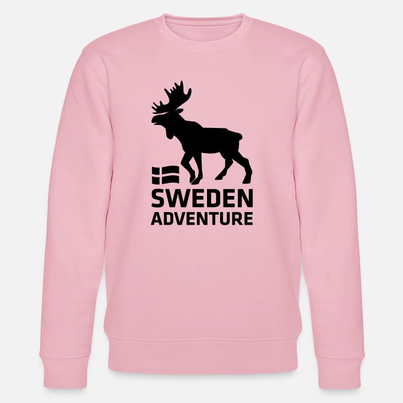 Sweden Adventure - Stanley/Stella Unisex Bio-Sweatshirt CHANGER  - Hellrosa