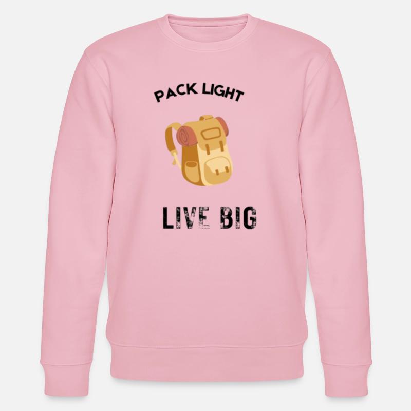 Leicht packen, groß leben - Stanley/Stella Unisex Bio-Sweatshirt CHANGER  - Hellrosa