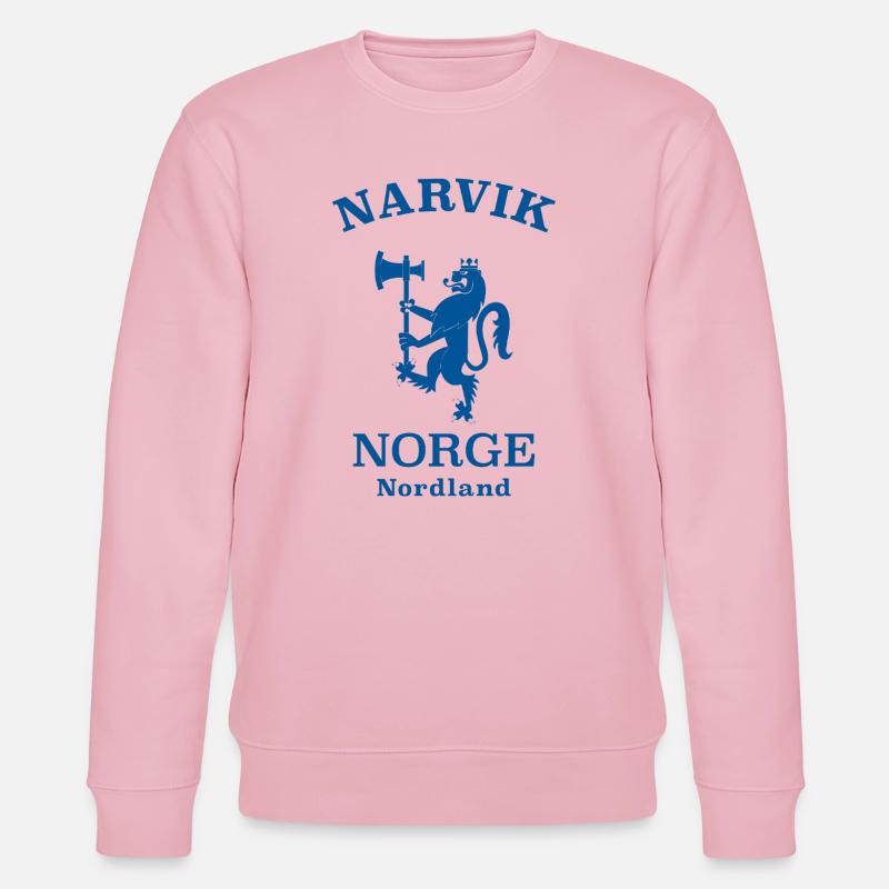 Narvik Norway Norwegen - Stanley/Stella Unisex Bio-Sweatshirt CHANGER - Hellrosa