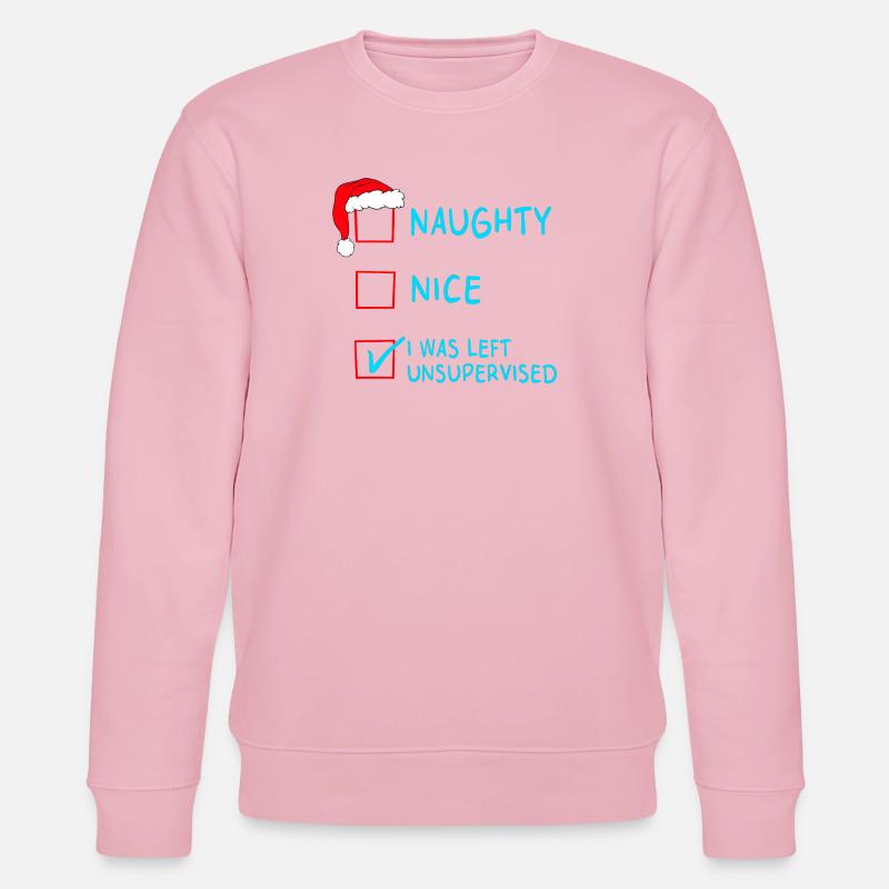 nice_naught_blue - Stanley/Stella Unisex Bio-Sweatshirt CHANGER  - Hellrosa