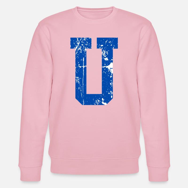 Letter u Retro Sport - Stanley/Stella Unisex Bio-Sweatshirt CHANGER - Hellrosa