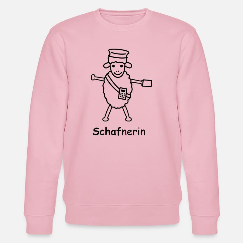TIB_Schaf-nerin - Stanley/Stella Unisex Bio-Sweatshirt CHANGER - Hellrosa