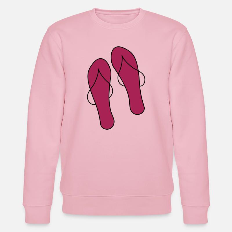 flipflops - Stanley/Stella Unisex Bio-Sweatshirt CHANGER - Hellrosa