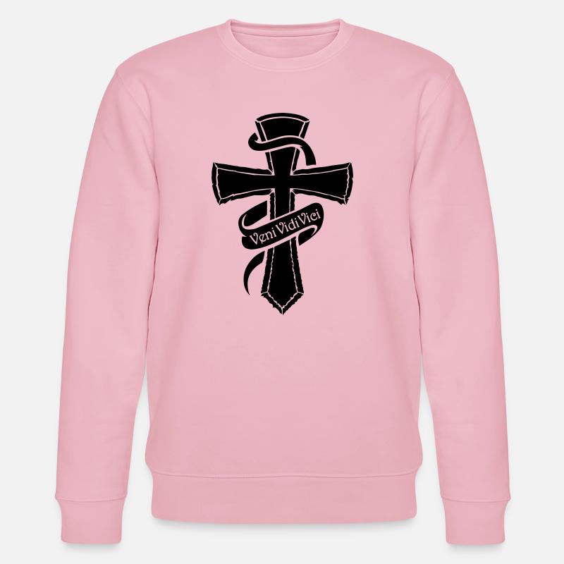 VeniVidiVici black - Stanley/Stella Unisex Bio-Sweatshirt CHANGER  - Hellrosa