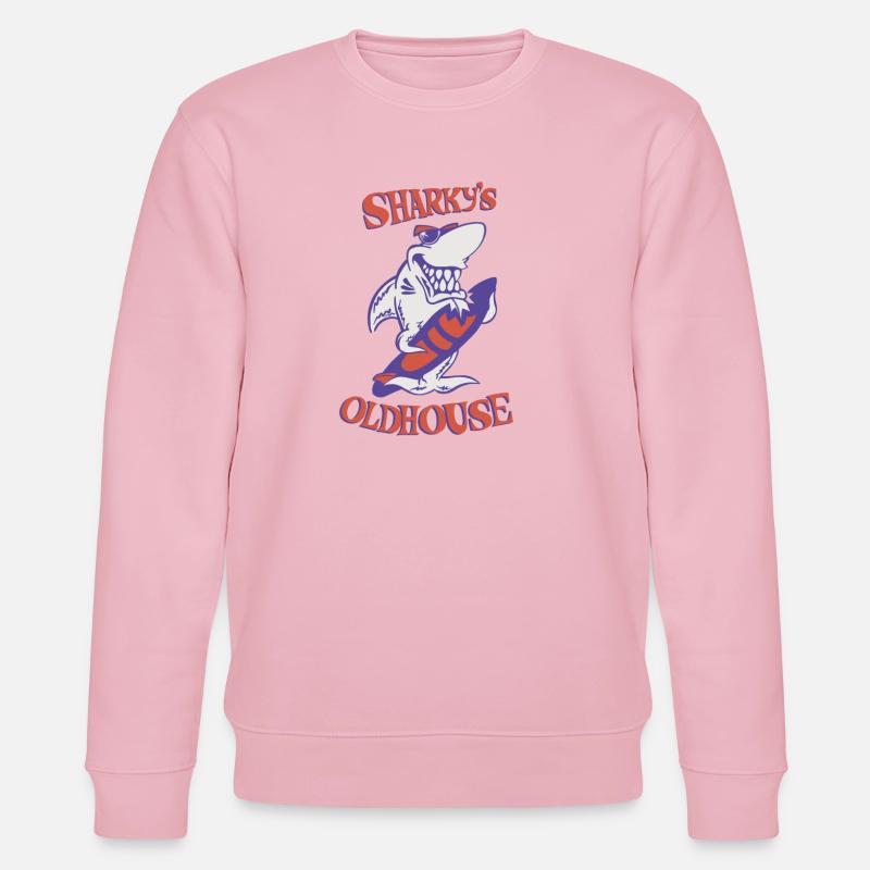 SHARKYS OLDHOUSE Logo Classic - Stanley/Stella Unisex Bio-Sweatshirt CHANGER  - Hellrosa
