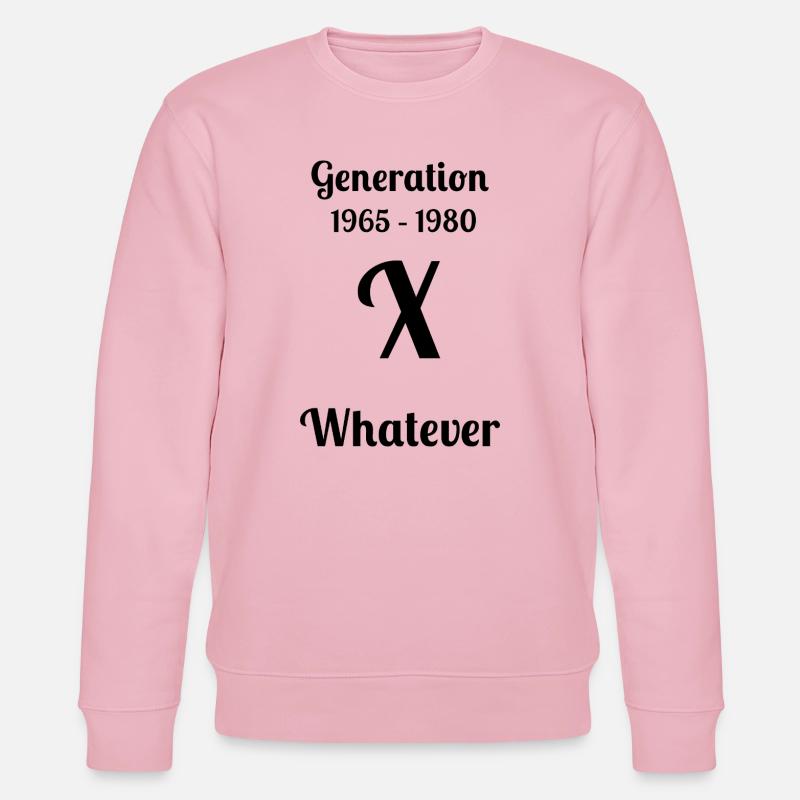 GEN X, peu importe, - Sweat bio CHANGER Stanley/Stella Unisexe - rose pâle