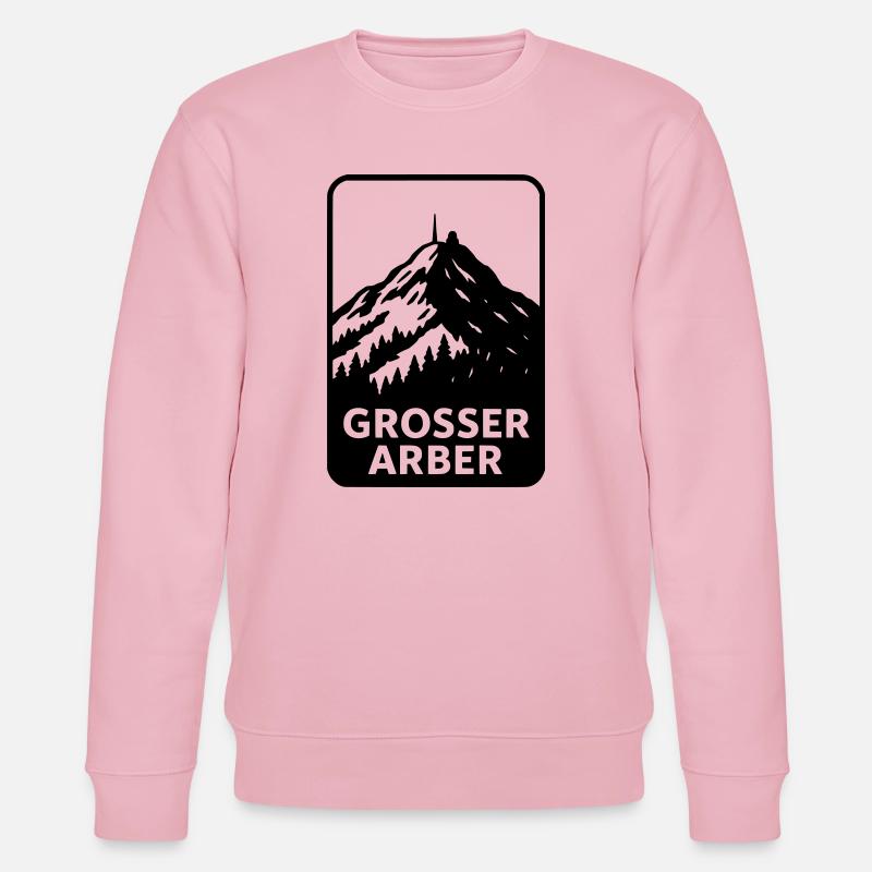 großer arber - Stanley/Stella Unisex Bio-Sweatshirt CHANGER  - Hellrosa