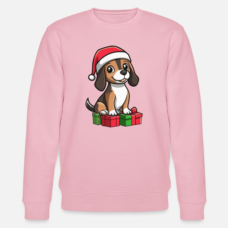 Cadeaux de Noël pour les Beagle - Sweat bio CHANGER Stanley/Stella Unisexe - rose pâle