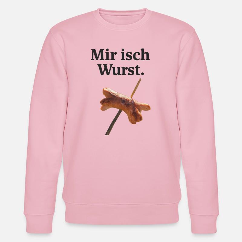 Mir isch Wurst Humor - Stanley/Stella Unisex Bio-Sweatshirt CHANGER  - Hellrosa