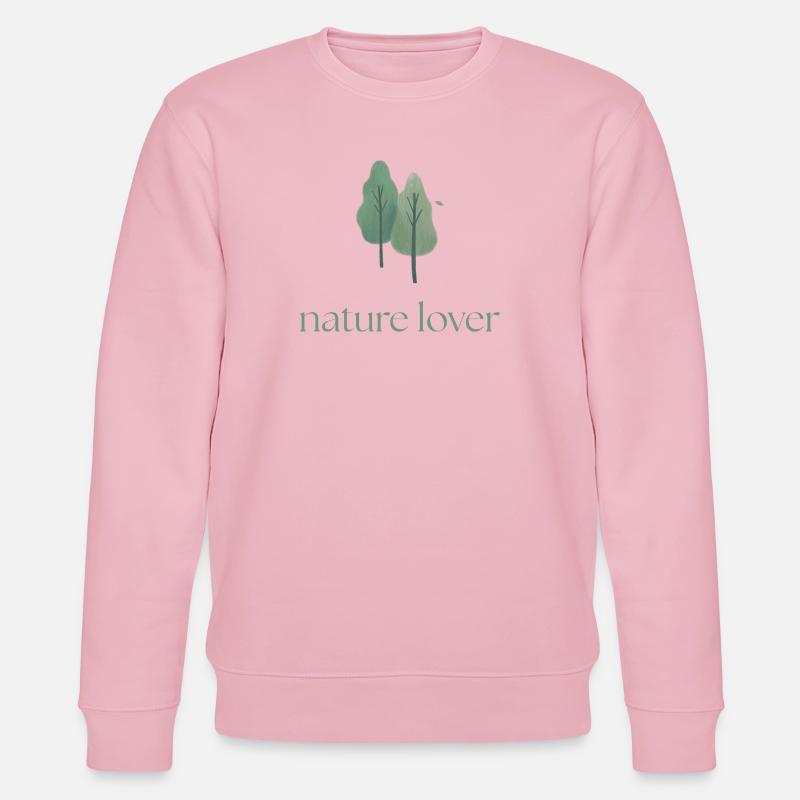 Natur lover - Stanley/Stella Unisex Bio-Sweatshirt CHANGER  - Hellrosa