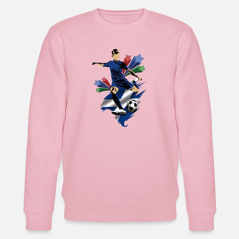Escocia - Écosse - Drapeaux - Sweat bio CHANGER Stanley/Stella Unisexe - rose pâle
