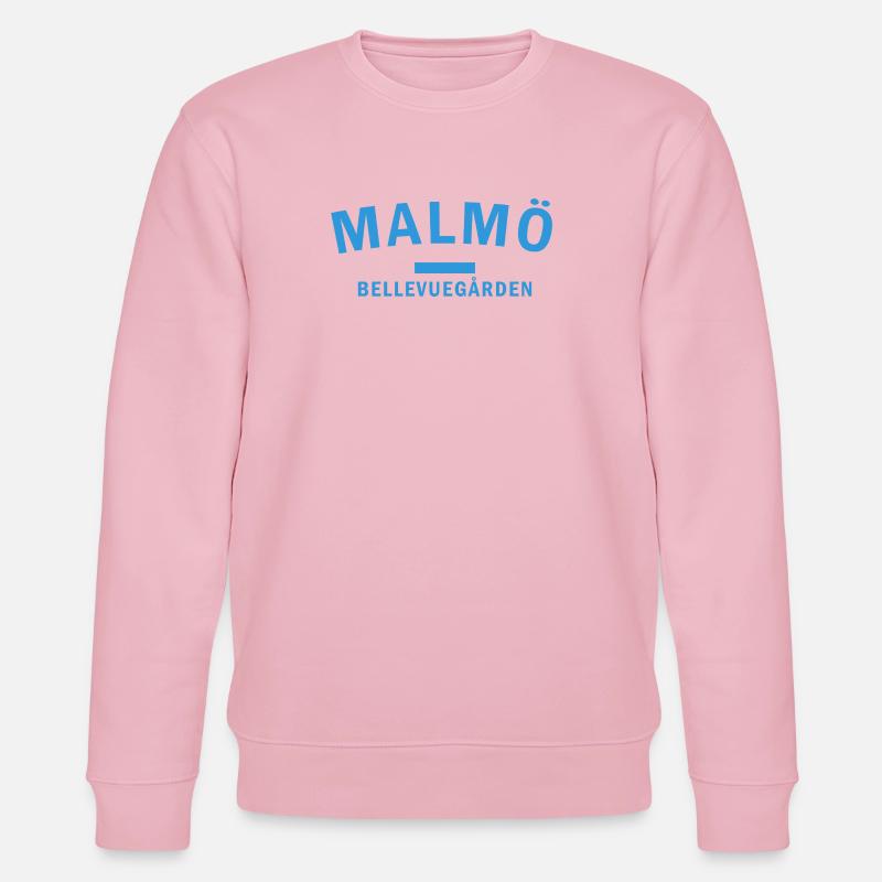 Meerblick Skyline Aktivierungszeit Malmö - Stanley/Stella Unisex Bio-Sweatshirt CHANGER  - Hellrosa