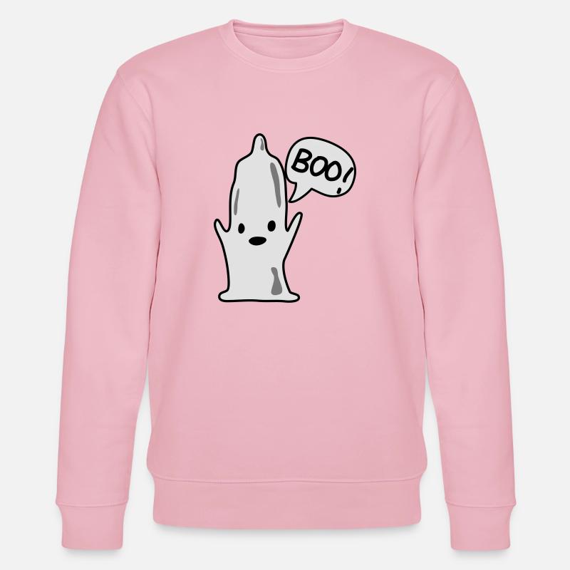 Kondom - Stanley/Stella Unisex Bio-Sweatshirt CHANGER  - Hellrosa