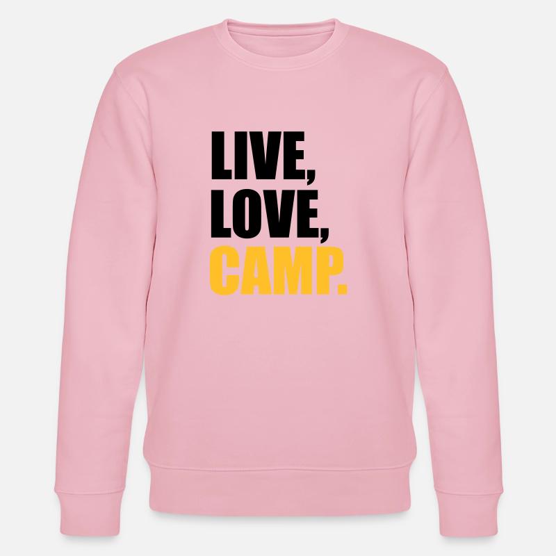 camping - Stanley/Stella Unisex Bio-Sweatshirt CHANGER  - Hellrosa