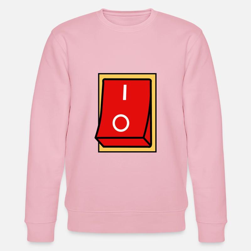ON - OFF SCHALTER - Stanley/Stella Unisex Bio-Sweatshirt CHANGER - Hellrosa