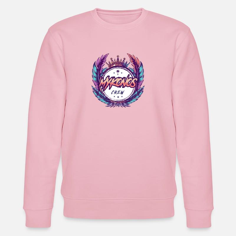 Mykonos Crew Bunt - Stanley/Stella Unisex Bio-Sweatshirt CHANGER  - Hellrosa