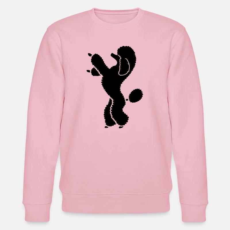 Pudel poodle - Stanley/Stella Unisex Bio-Sweatshirt CHANGER  - Hellrosa