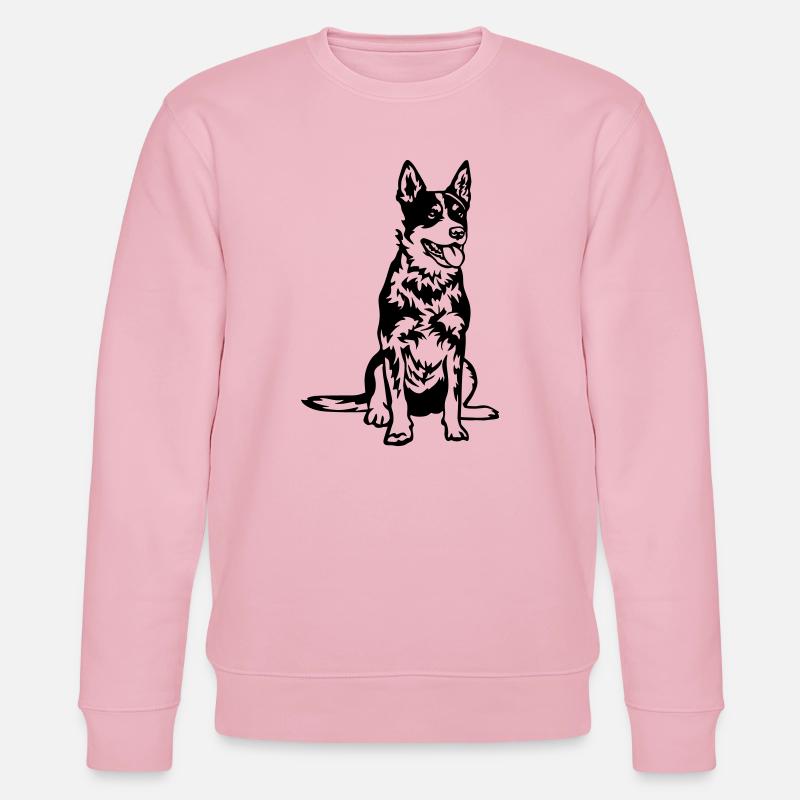 Australian Cattle Dog - Stanley/Stella Unisex Bio-Sweatshirt CHANGER  - Hellrosa