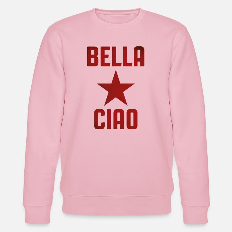 Partisanengesang - Stanley/Stella Unisex Bio-Sweatshirt CHANGER  - Hellrosa