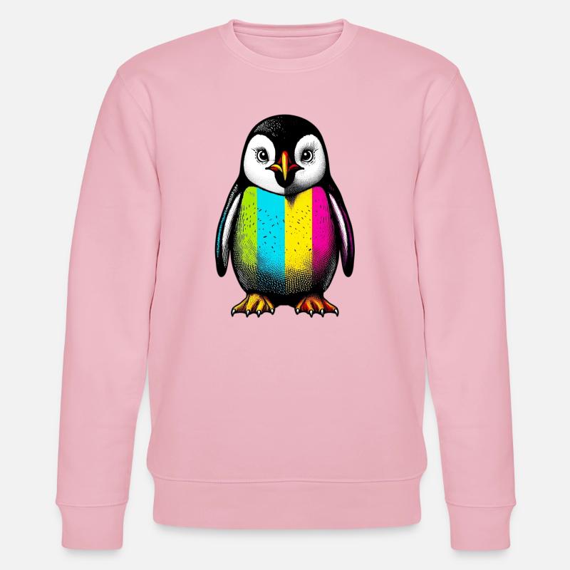 Penguin - Stanley/Stella CHANGER Unisex Organic Sweatshirt - cotton pink