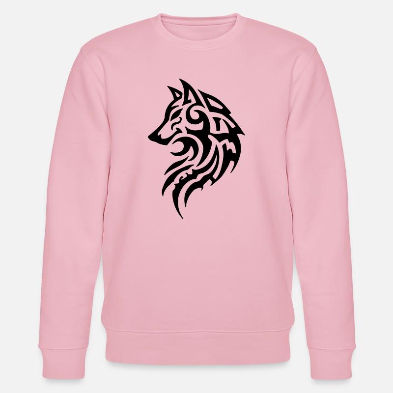 Wolf Tribal Tattoo - Stanley/Stella Unisex Bio-Sweatshirt CHANGER  - Hellrosa