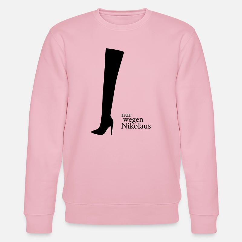 À cause de Saint-Nicolas - Sweat bio CHANGER Stanley/Stella Unisexe - rose pâle